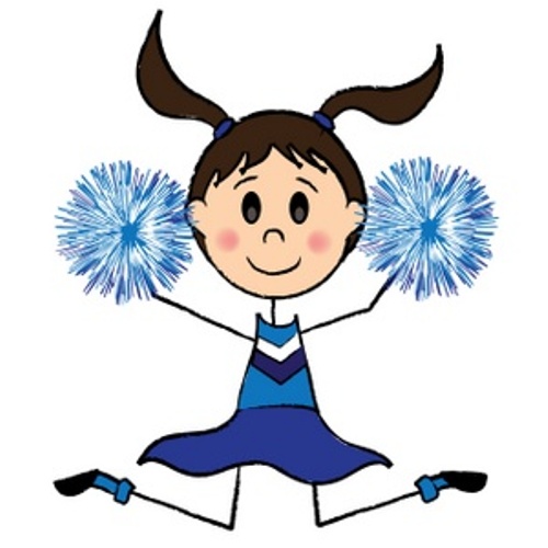 Cheer leader clip art