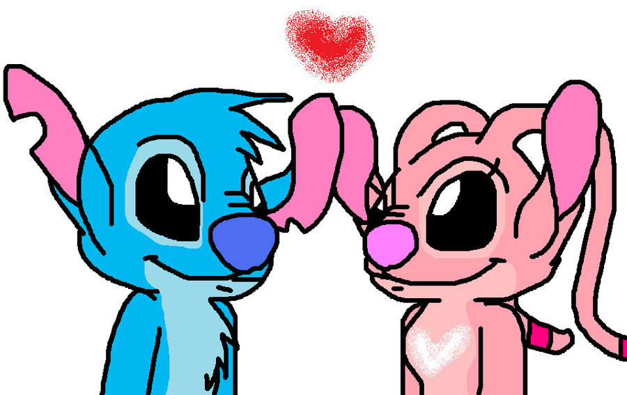 Angel and Stitch post it by Fishynezz on DeviantArt