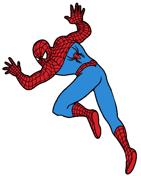 Spiderman clip art - ClipartFox