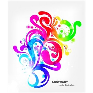 colorful swirls background vector background - Stock vector art ...