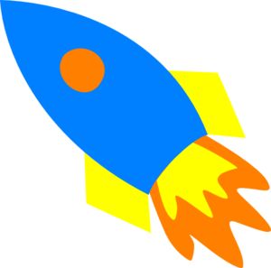 Rocket ship clipart