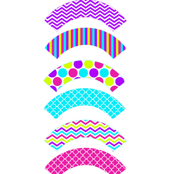 SWEET SHOP PRINTABLE CUPCAKE WRAPPERS