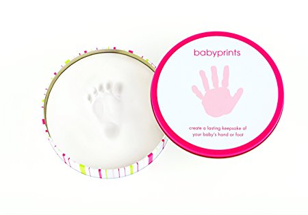 Amazon.com : Pearhead Babyprints Newborn Handprint or Footprint ...