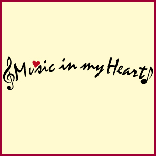 Music in my heart stencil, music note stencil, music stencils ...