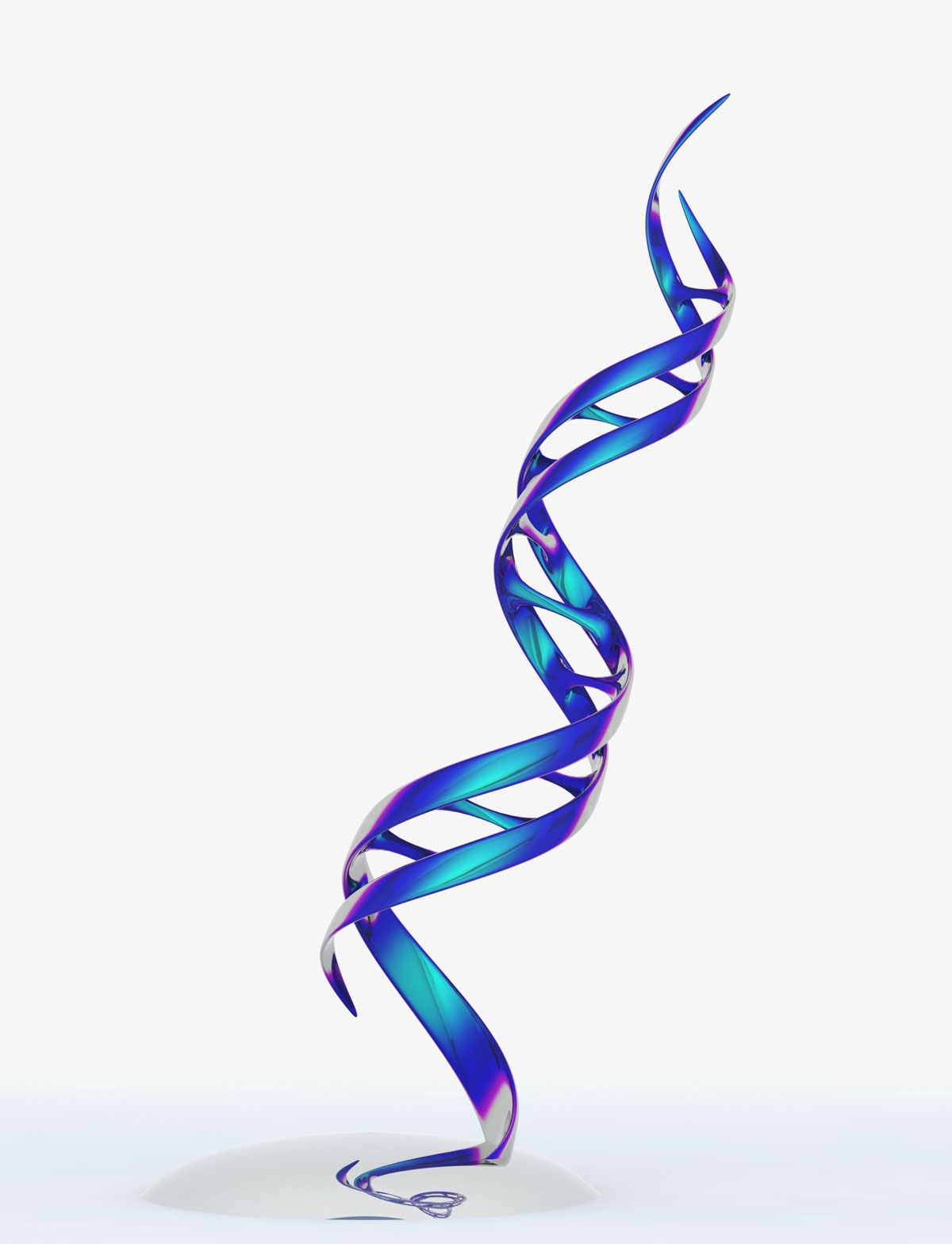 Ribbon of Life | DNA Sculpture - Contemporary Public Art