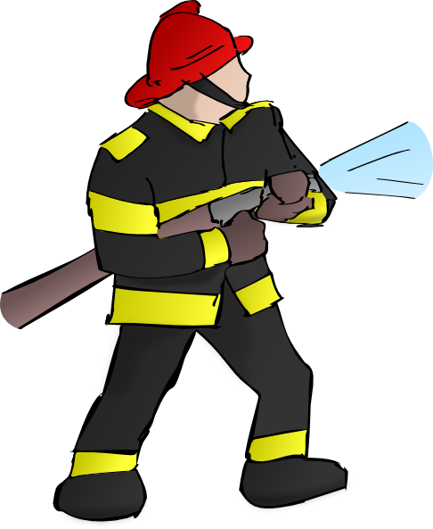 Girl Firefighter Cartoon - Free Clipart Images