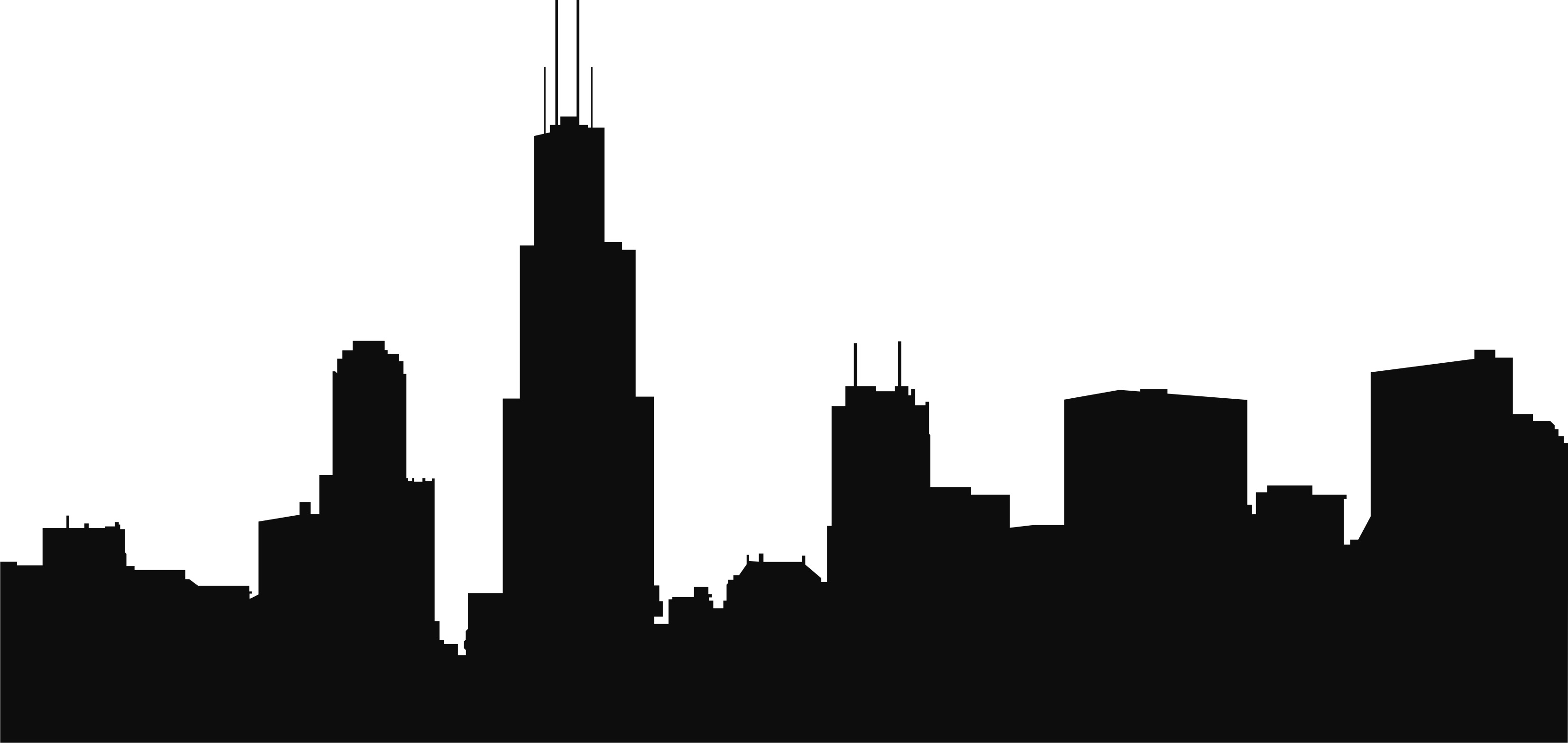 Chicago Skyline Outline Printable Sheet