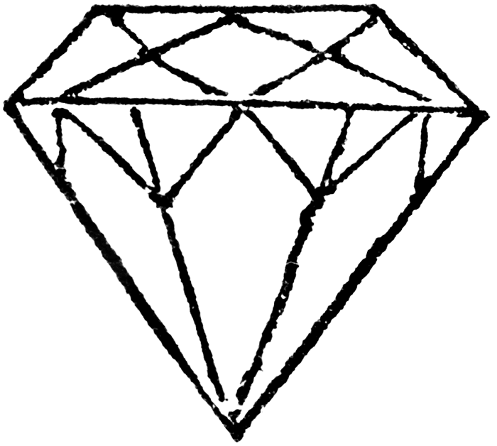 diamond ring Colouring Pages