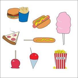 Carnival Food Vector Clip Art - Free Clipart Images