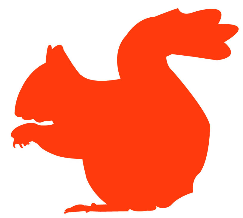 Squirrel Silhouette Clip Art - Free Clipart Images