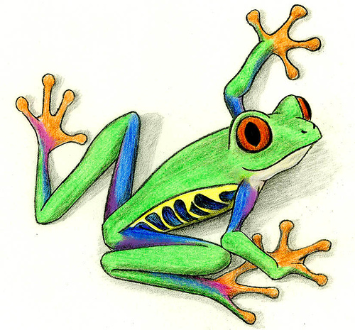 Tree Frog Cartoon | Flickr - Photo Sharing!