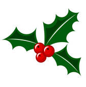 Clipart Christmas Holly - Free Clipart Images