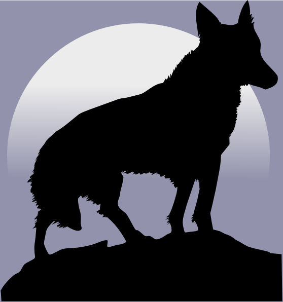 Wolf clip art Free Vector / 4Vector