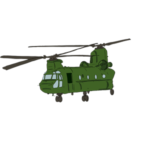 Chinook Helicopter 1 clipart, cliparts of Chinook Helicopter 1 ...