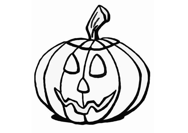 Jack O Lantern Pale Eyes Coloring Page - Free & Printable Coloring ...