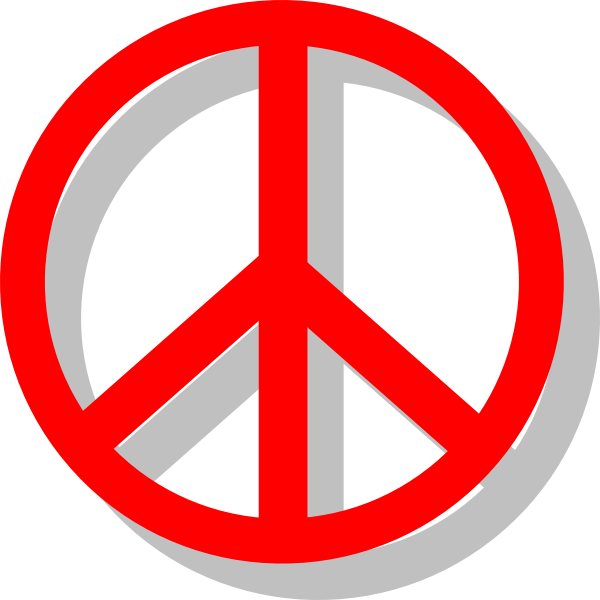 Peace Sign clip art - vector clip art online, royalty free ...