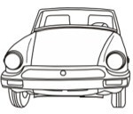 Classic Muscle Car Outline - ClipArt Best