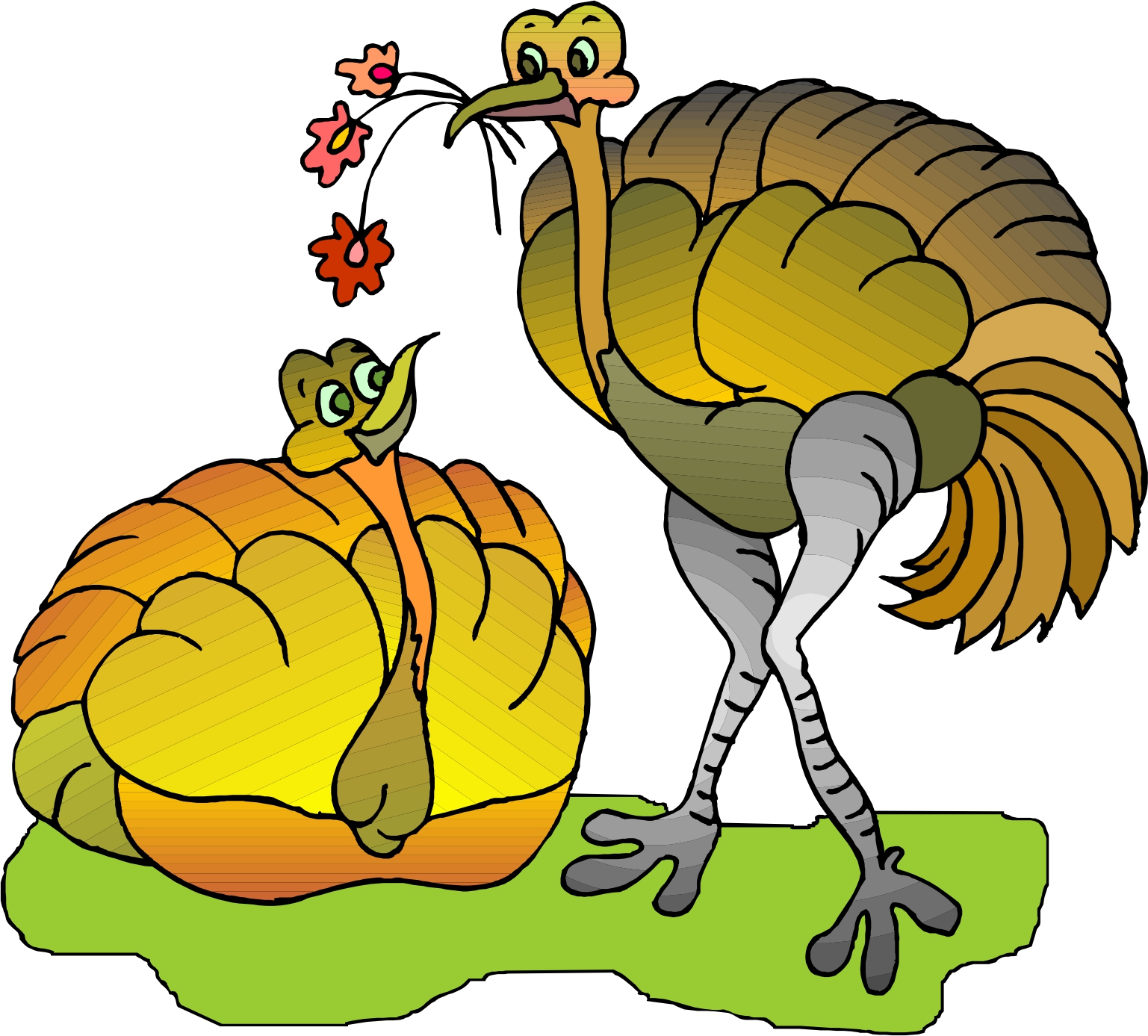 ostrich clipart - photo #39