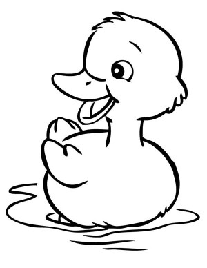 Sad Baby Duckling Coloring Page: Sad Baby Duckling Coloring Page ...