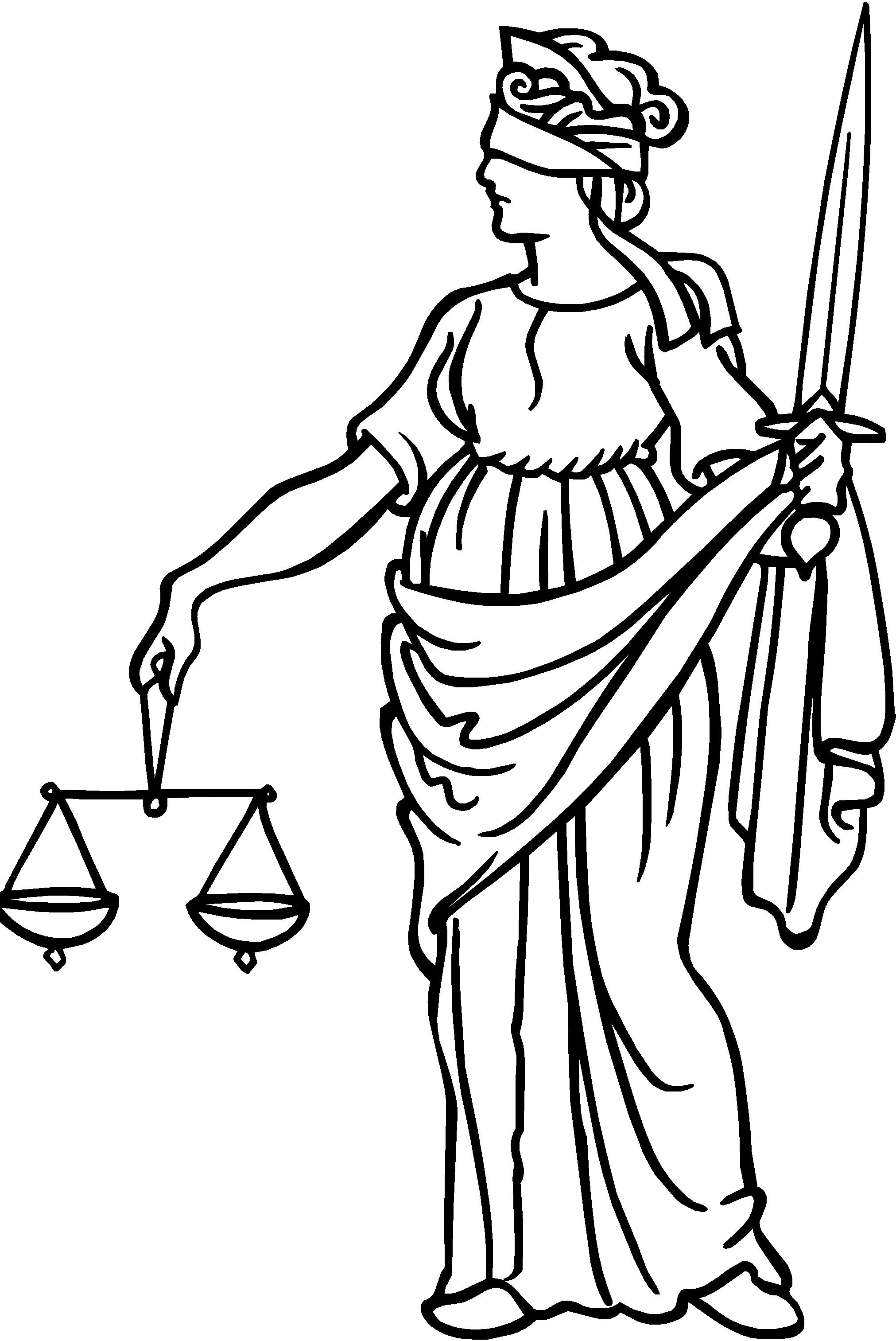 Lady Justice Vector - ClipArt Best