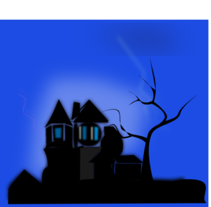 Haunted House clip art - vector clip art online, royalty free ...
