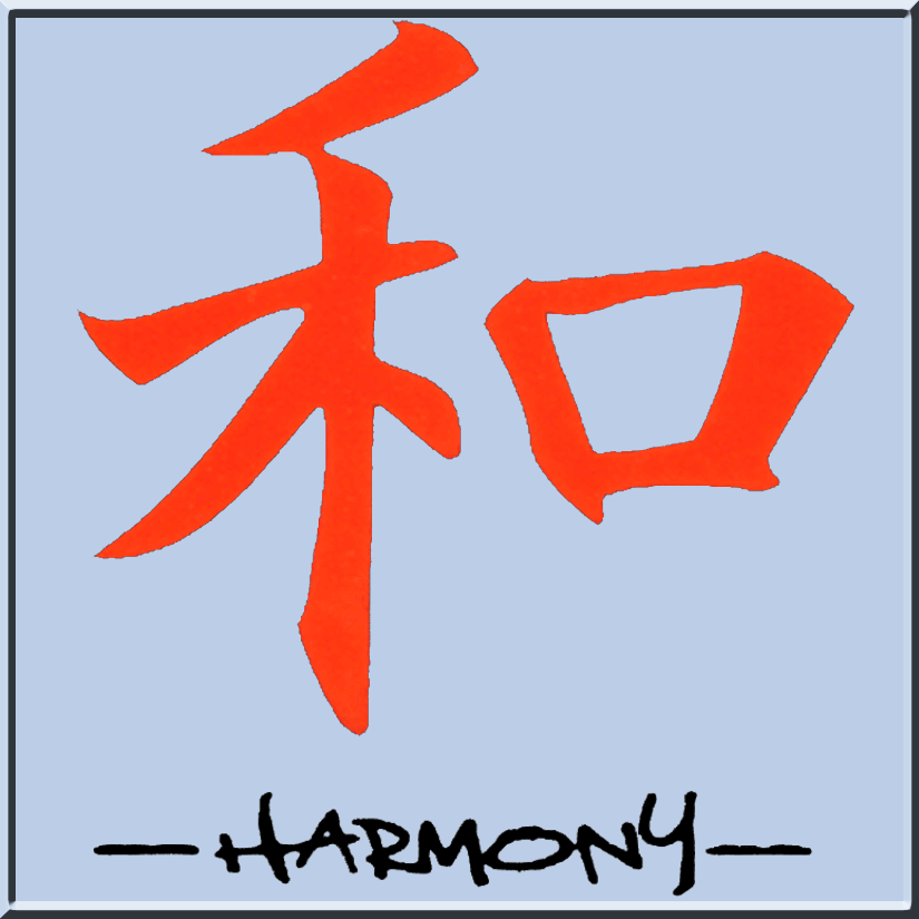 Japanese Chinese Harmony Symbol Shirt S-XL,2X,3X,4X,5X