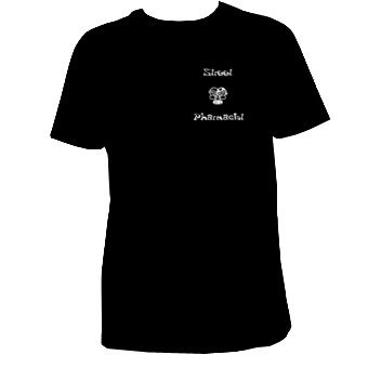 Street Pharmacist - Black t-shirt front and back T-shirts by ...