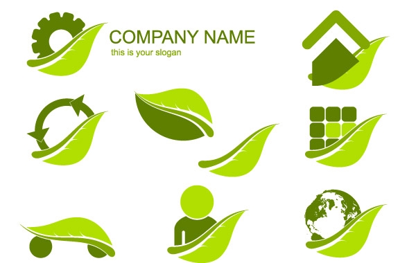 Ecology logo set :: Logo Open Stock :: Free logo templates. Vector ...