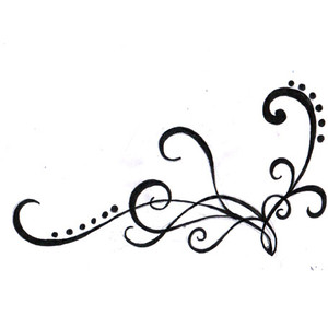 Pretty Swirl Pattern Tattoo | Hawaii Dermatology - Polyvore