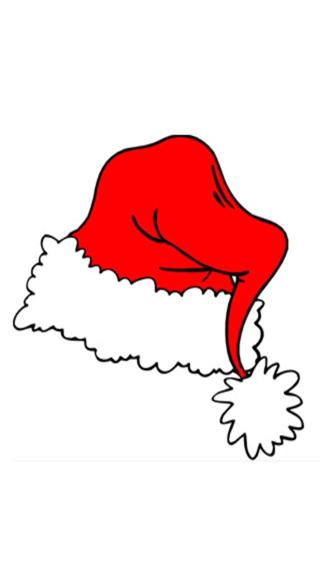 Cartoon Christmas hats - 640x1136 - 97984