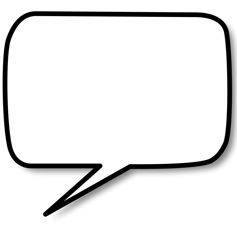 Speech Bubble | Free Stock Photo | Illustration of a blank cartoon ...