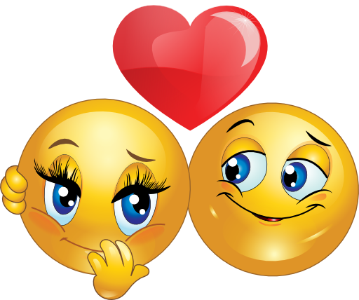 Couple Smiley Faces Clipart