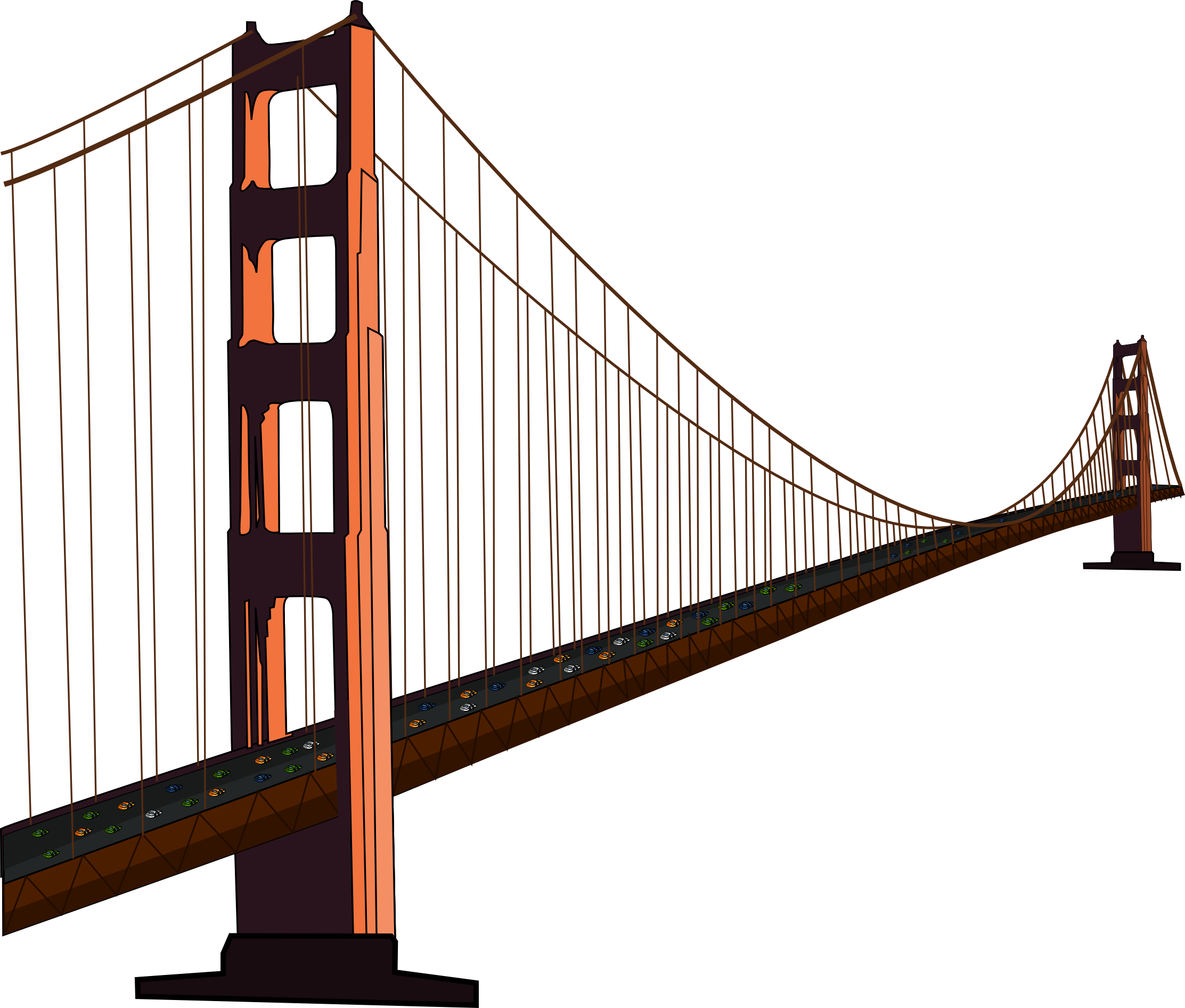 Golden Gate Bridge Clipart