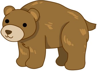 Standing bear clipart free clipart images 2 - Clipartix