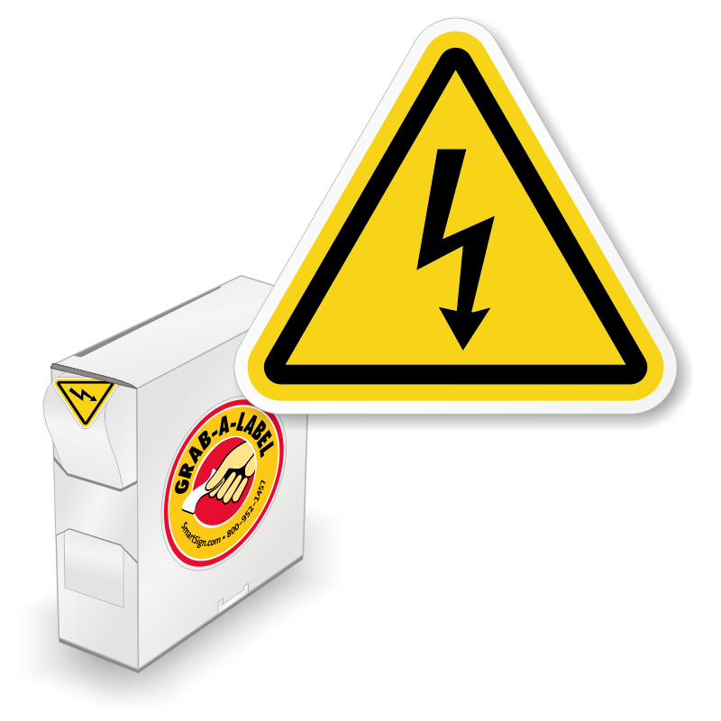 High Voltage Labels | Danger Volts Stickers