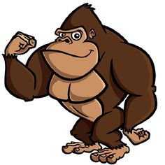 Gorilla Clipart - Tumundografico