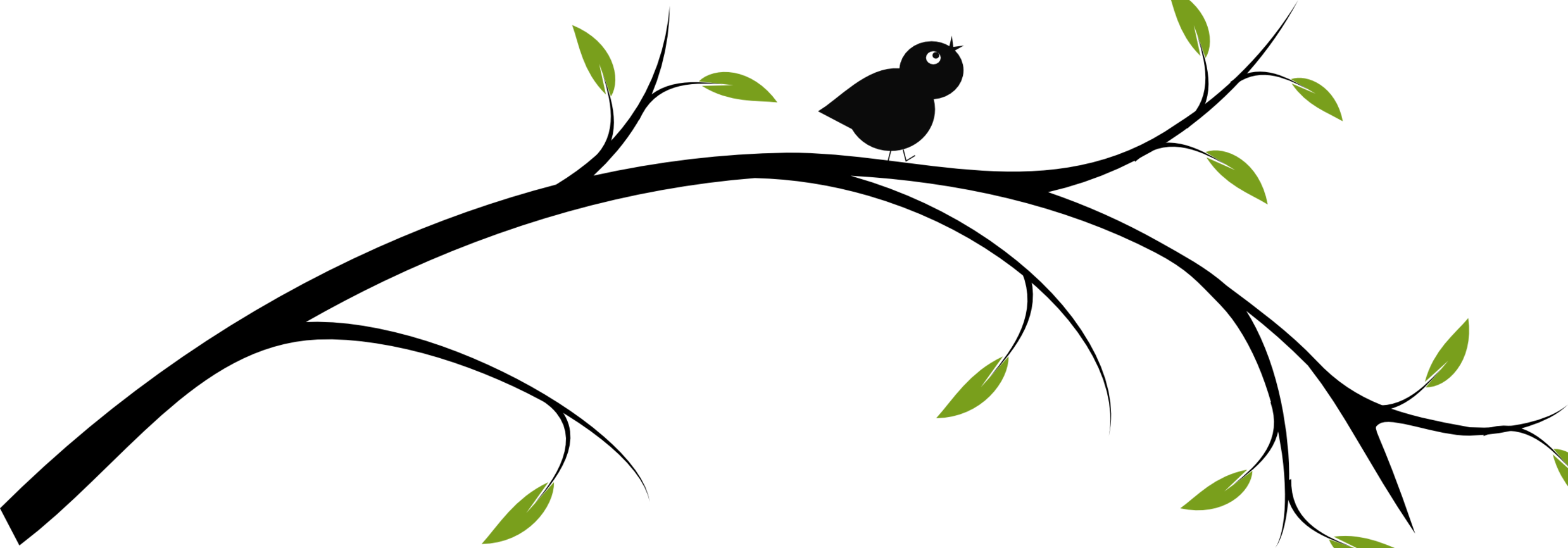Tree And Bird Silhouette Clipart - Free to use Clip Art Resource
