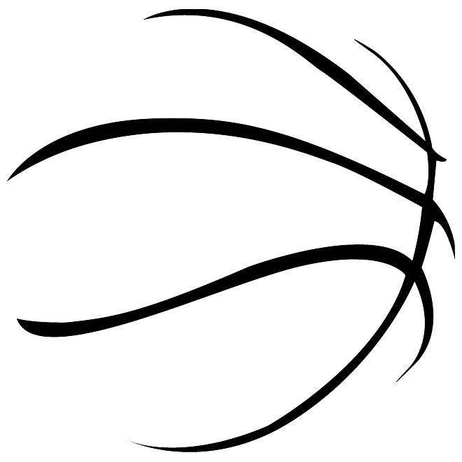 Basketball Outline | Free Download Clip Art | Free Clip Art | on ...