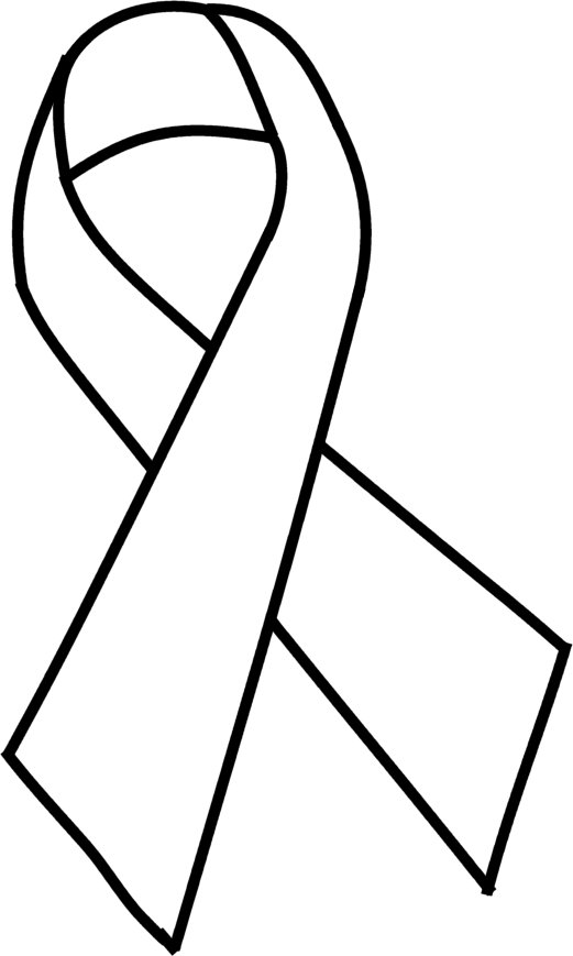 cancer ribbon coloring page - Printable Coloring Pages