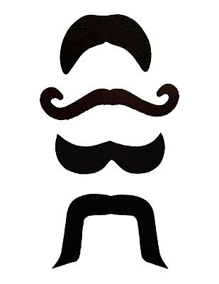 Mustache Template | Printable Photo ...