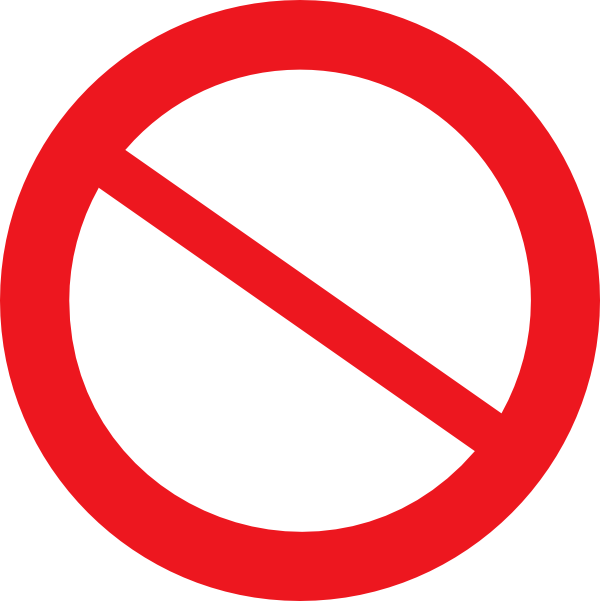 Do Not Touch Clipart