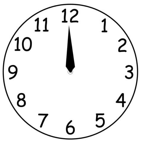 Clock clipart no hands