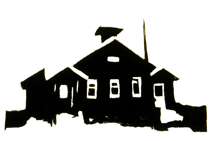 Schoolhouse Silhouette Clipart