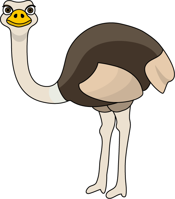 Free Clipart Cartoon Ostrich - ClipArt Best