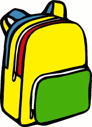 Backpack logo clipart