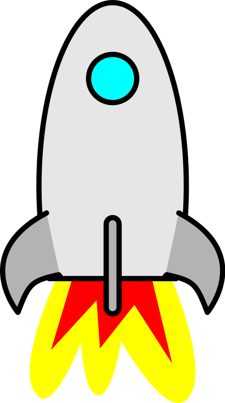 Free clipart rocket ship