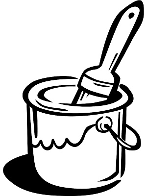 Paint can clipart images