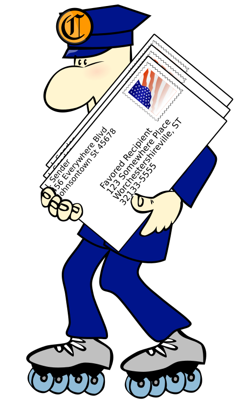 Mail Carrier Clipart