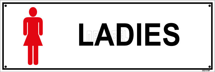 Ladies Toilets Sign Plates Manufacturer