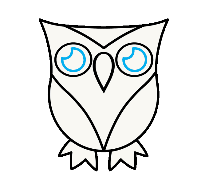 How to Draw an Owl in Cartoon Style | Easy Drawing Guides